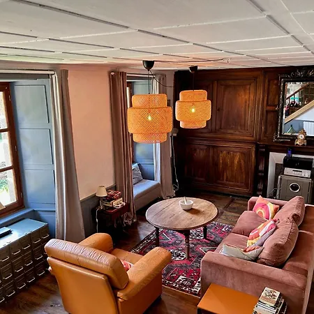 Maison Typique Auvergnate, Piscine Et Four A Pain Saint-Christophe-Les-Gorges